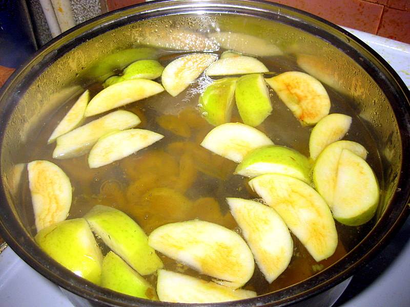 Яблочный компот из свежих яблок: пошаговые рецепты с фото для легкого приготовления
