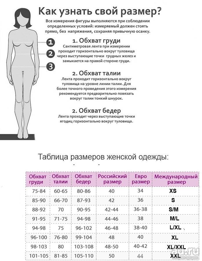 Как определить размер одежды: снять мерки и перевести с помощью таблиц