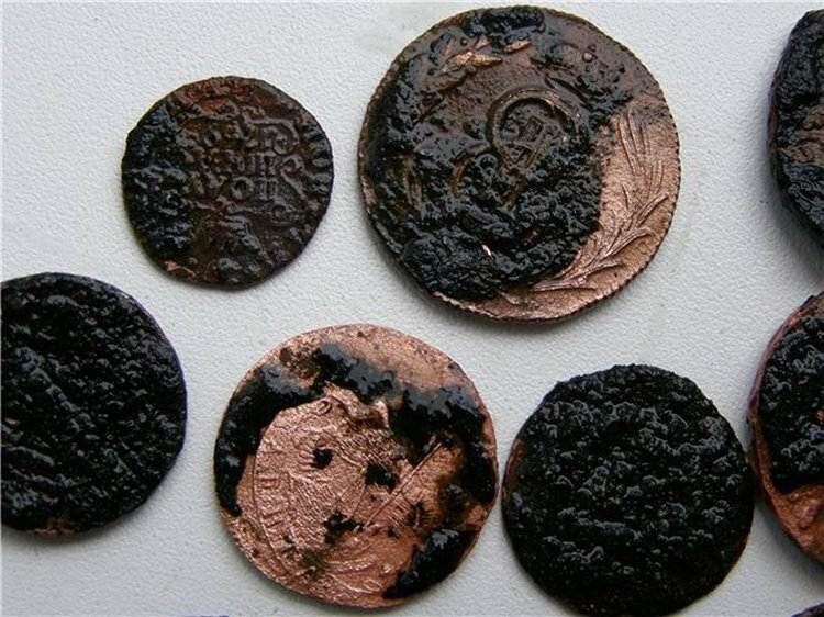 Как очистить монеты от ржавчины, окисления и грязи?