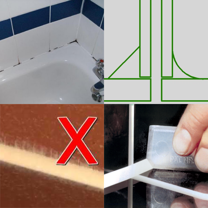 Как убрать плесень в ванной