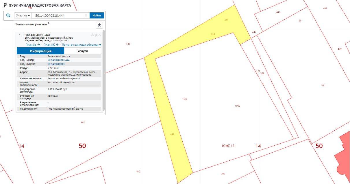 Егрп 365 кадастровая карта нижегородской области