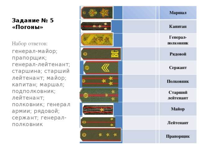 Лейтенант звание сша