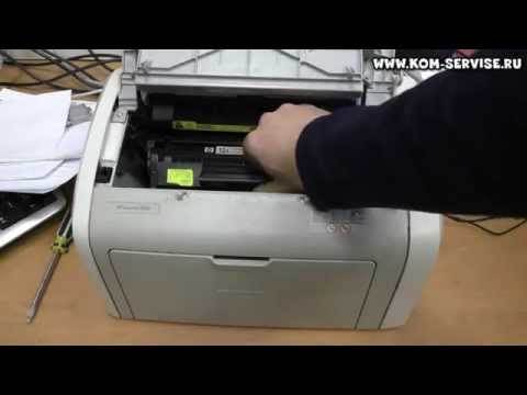Как поменять картридж в принтере