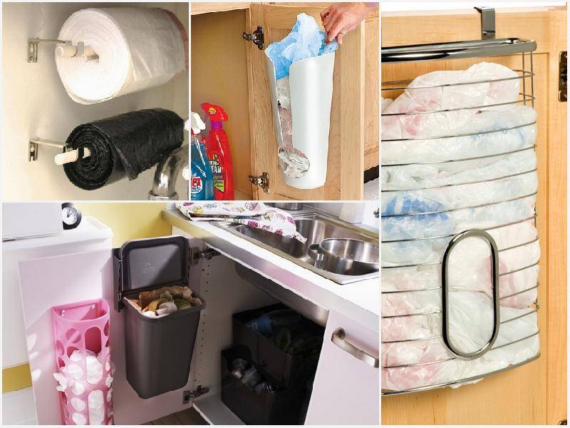 Как хранить пакеты на кухне: способы складывания и идеи с фото