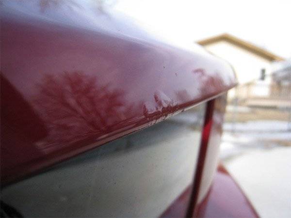Как убрать подтек на краске кузова автомобиля?