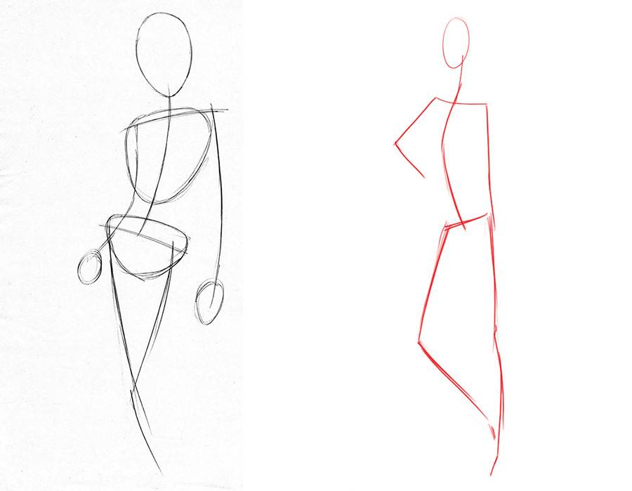 Как нарисовать человека карандашом: легкая инструкция для начинающих + схемы и шаблоны