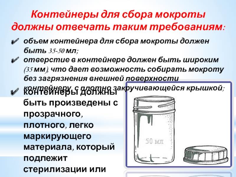 Общий анализ мокроты картинки