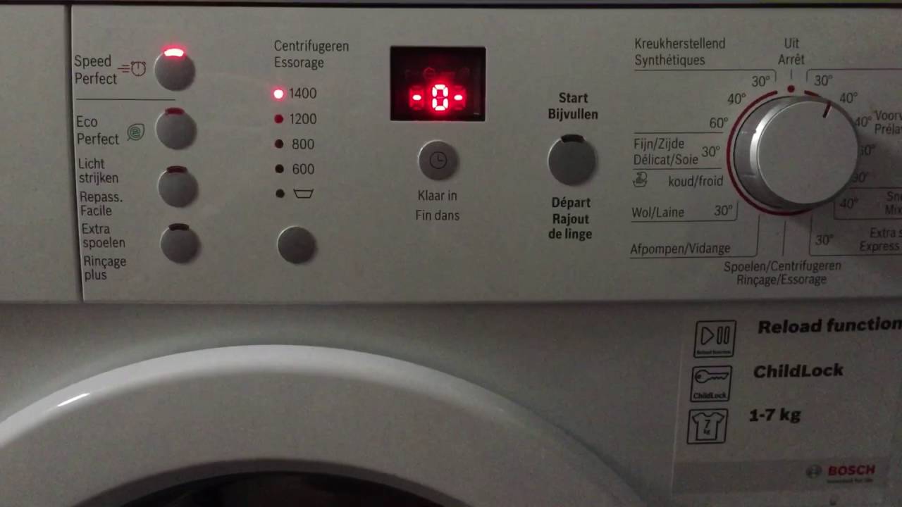 Ошибка e18 в стиральной машине bosch — что делать?
