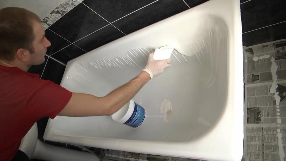Реставрация ванны эмалью. стоит ли делать самостоятельно?