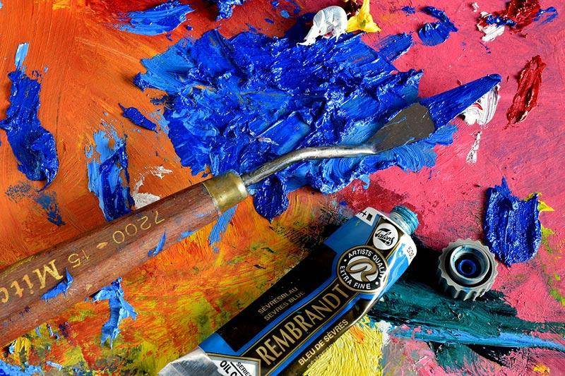 Как смешать разбавитель для живописи масляными красками (и о тройнике)