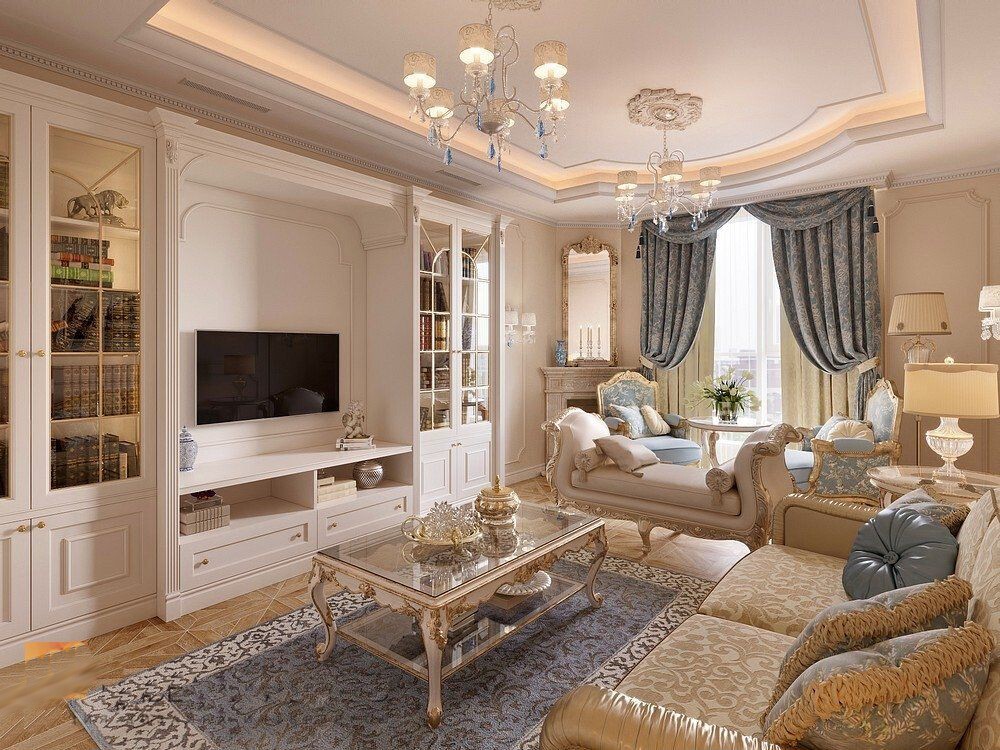 Мебель для гостиной в классическом стиле (50 фото идей) | блог о ремонте и дизайне интерьера