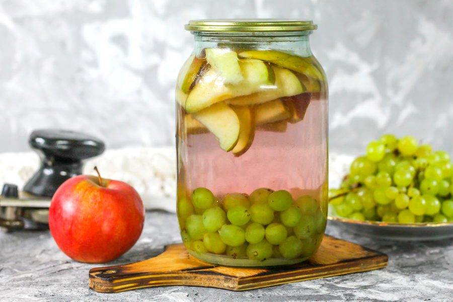 Как варить компот из яблок в кастрюле в домашних условиях?