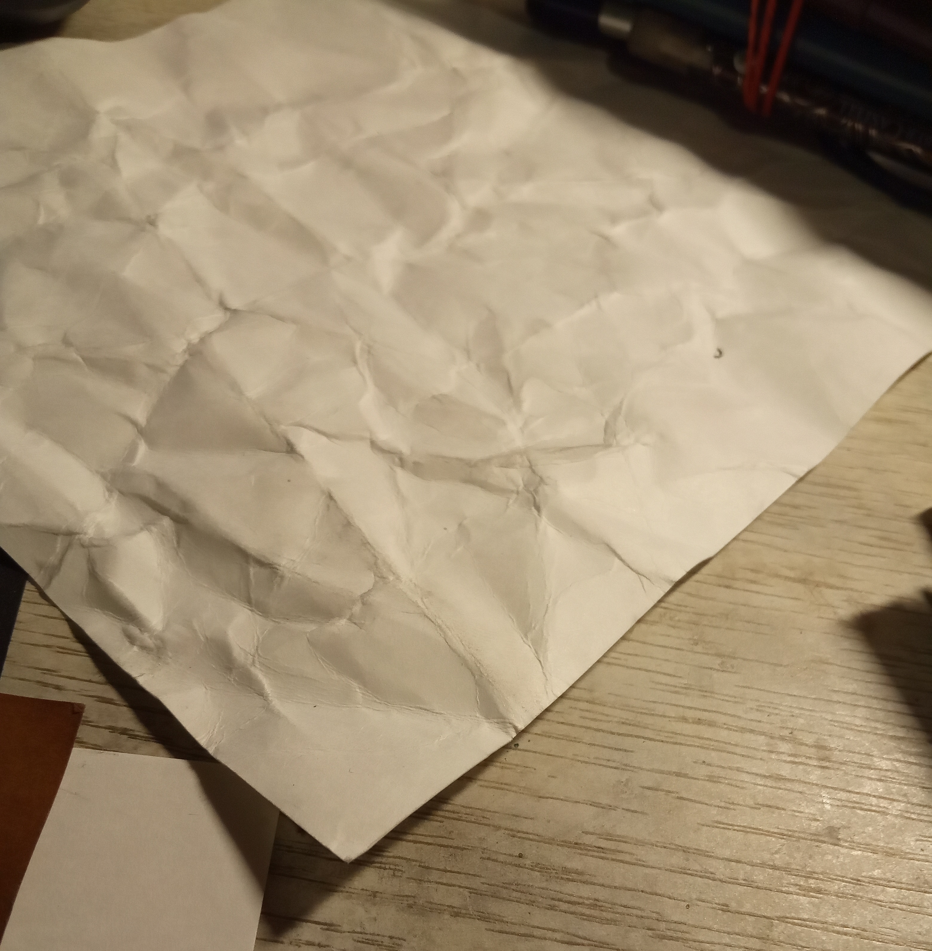 Как выпрямить бумагу, если она помялась
