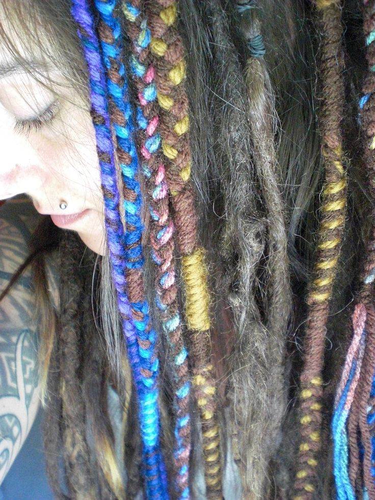 Плетение афрокосичек с нитками в домашних условиях