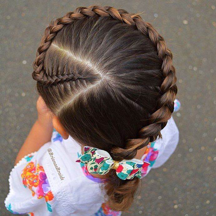 Какую прическу сделать ребенку на короткие волосы: косички | musizmp3.ru