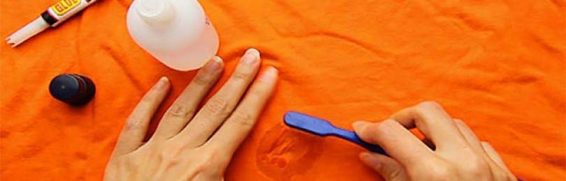 Несколько эффективных способов, как убрать супер клей с одежды