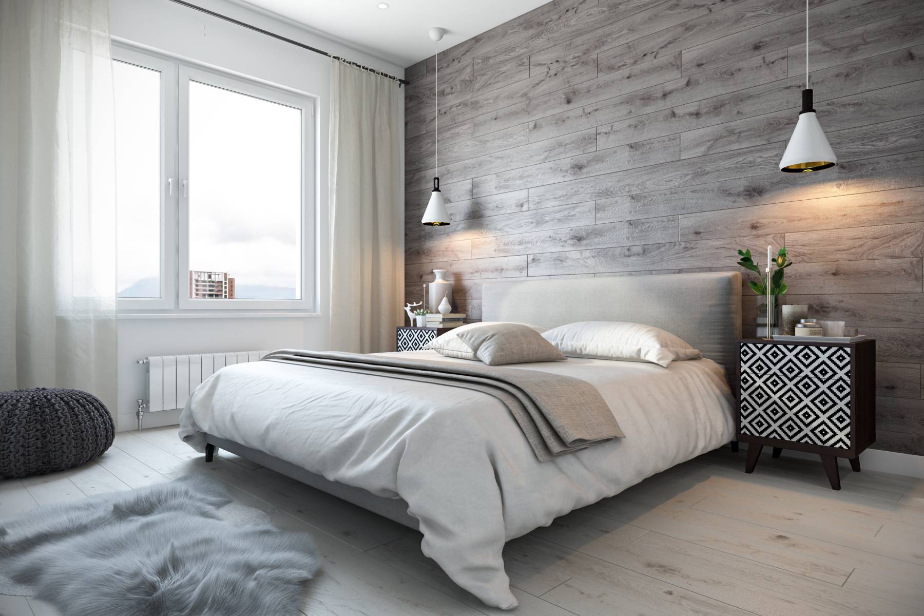 Великолепная спальня в скандинавском стиле: красота на 60 фото
