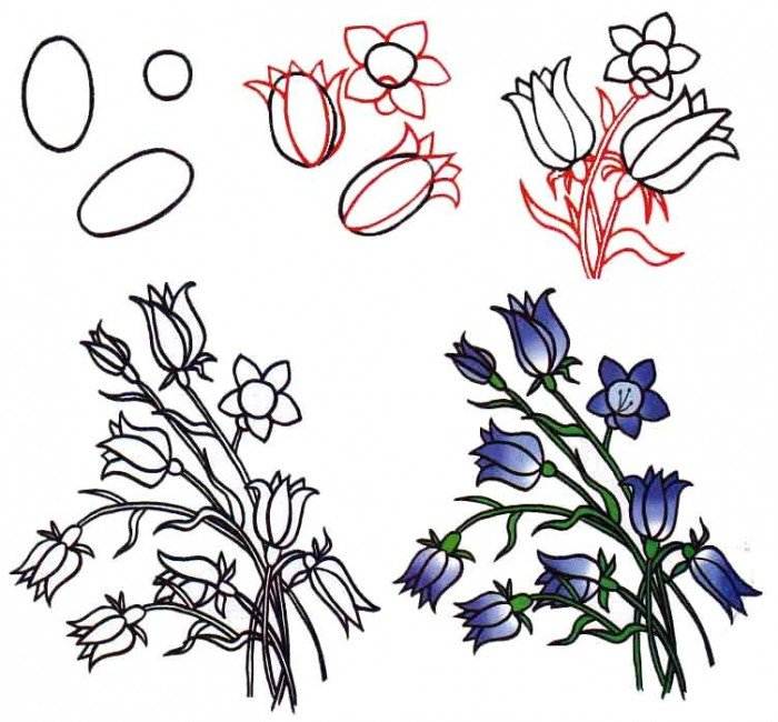 Как научиться рисовать цветы