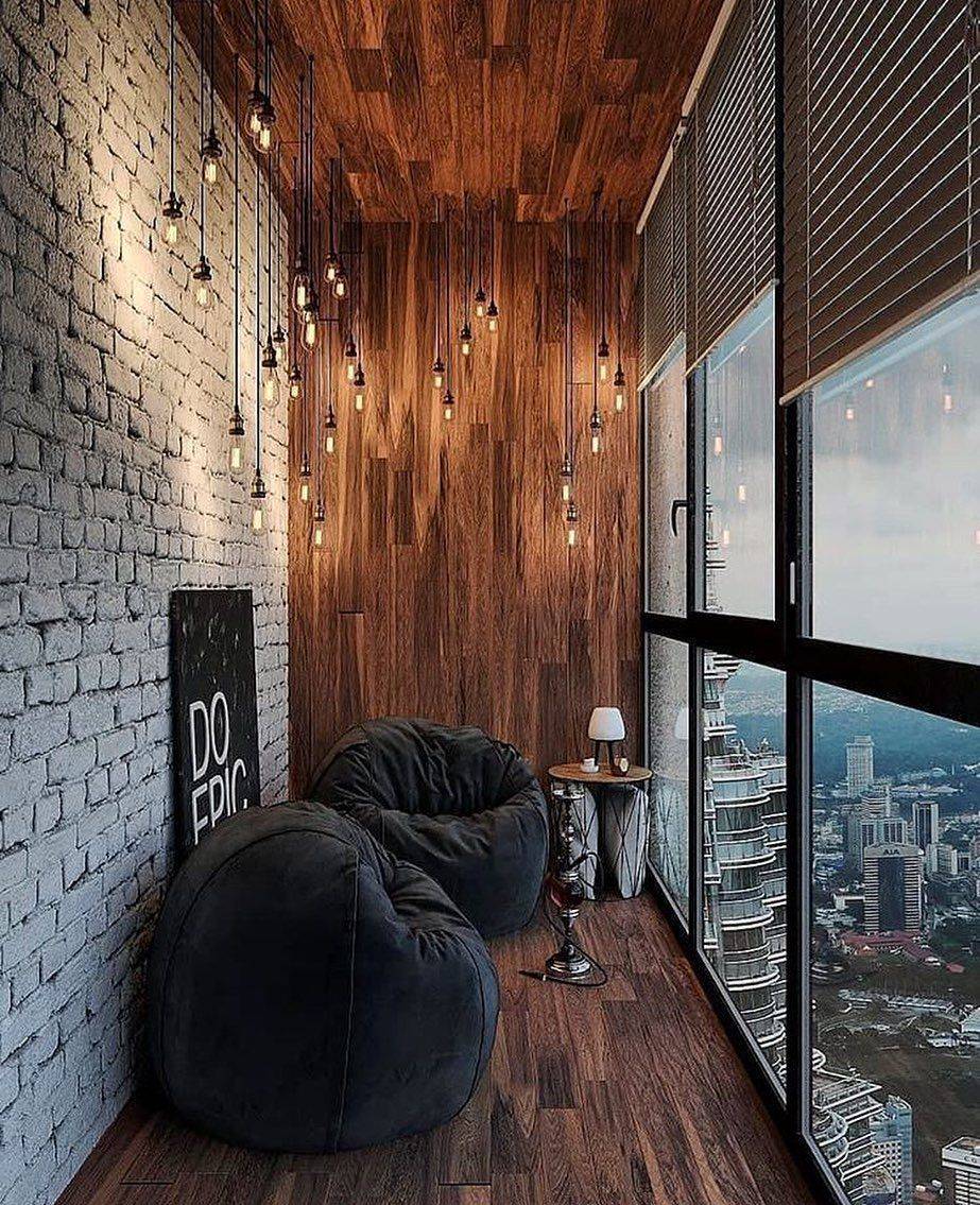 Дизайн балкона с панорамным остеклением: идеи оформления