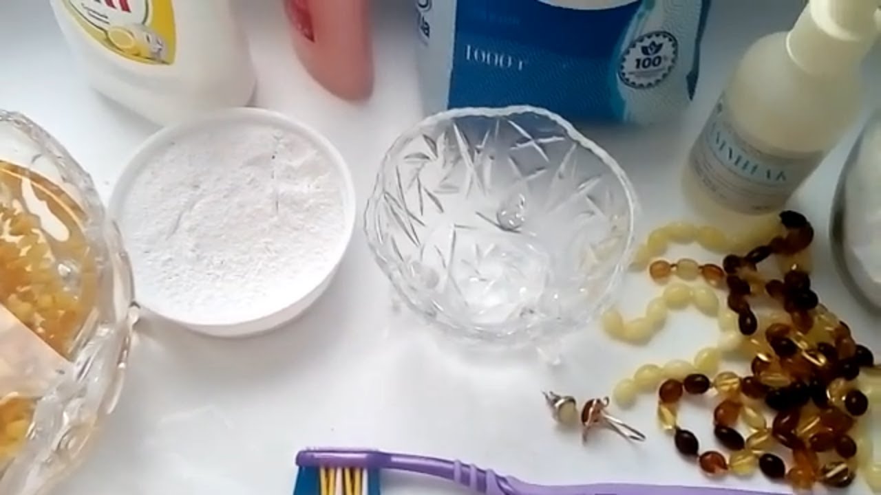 Как почистить янтарь в домашних условиях быстро и эффективно: советы с видео