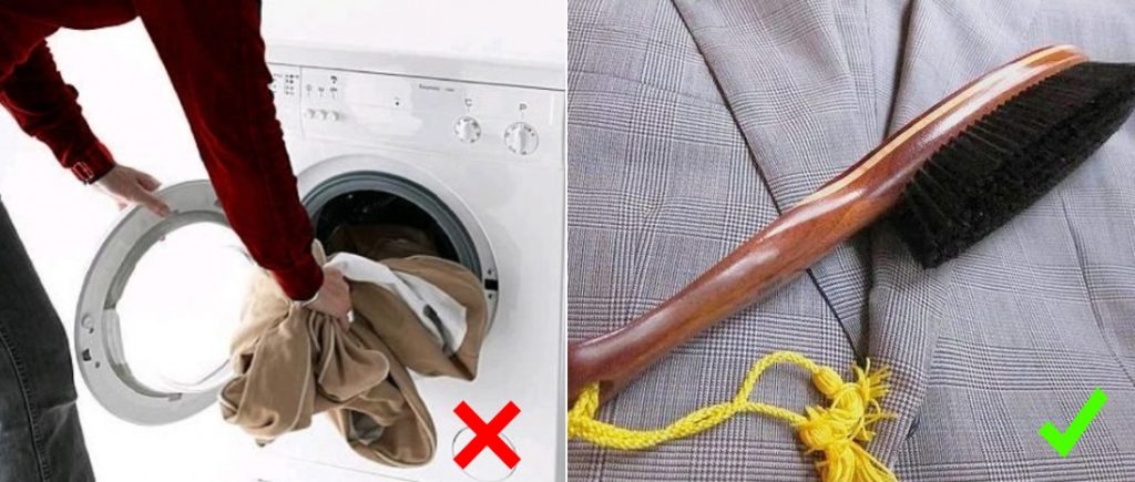 Как почистить пиджак в домашних условиях без химчистки