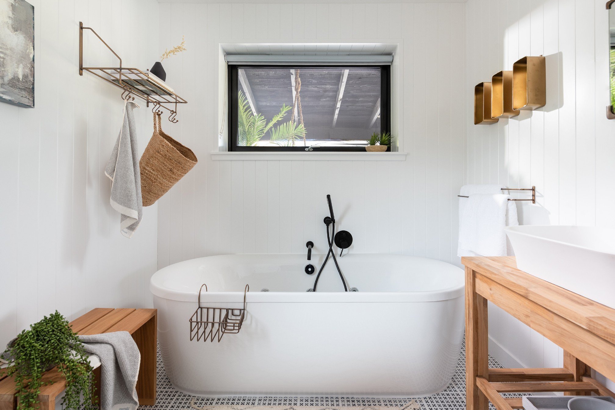 Ремонт ванной комнаты в скандинавском стиле фото