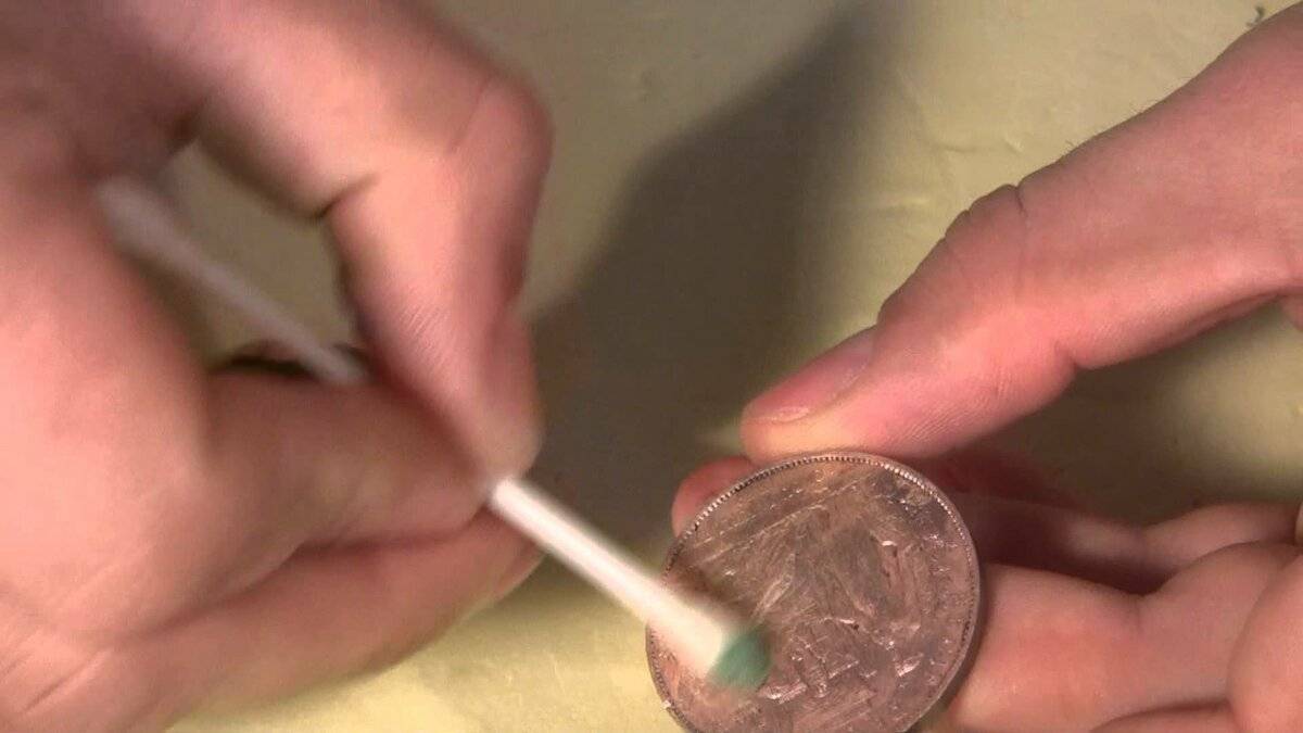 Как убрать ржавчину с монет