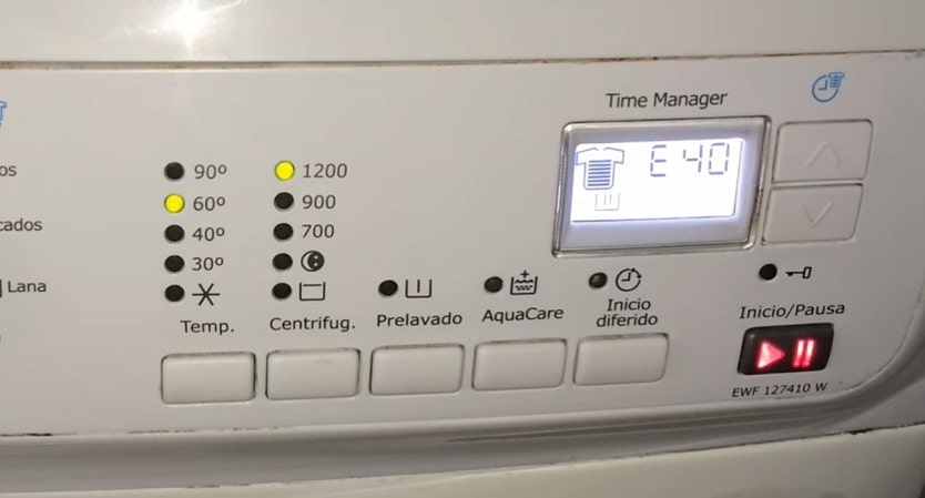 Ошибка e10 на стиральной машине electrolux: что делать?