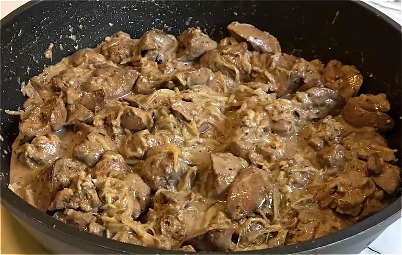 Как приготовить куриную печень, чтобы она была мягкая и сочная на сковороде