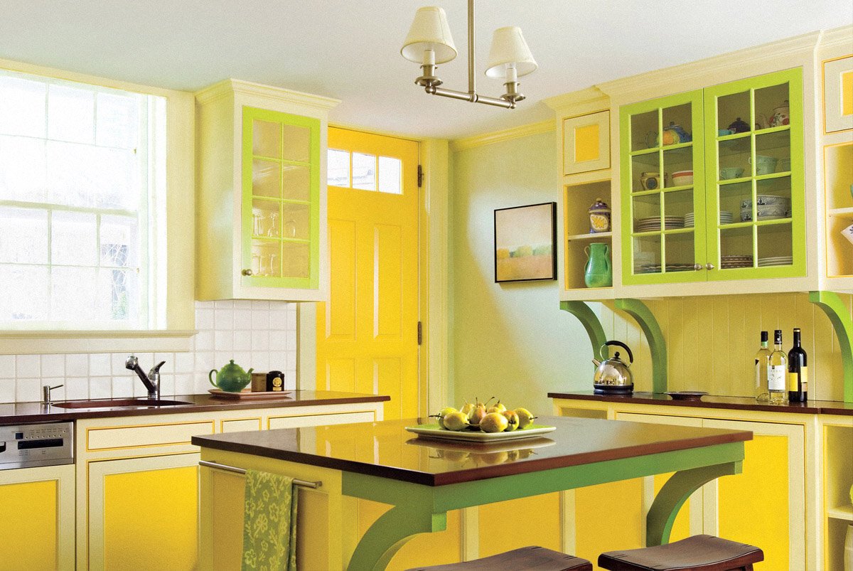 Фисташковая кухня: 50 фото дизайн-проектов, сочетание с другими цветами