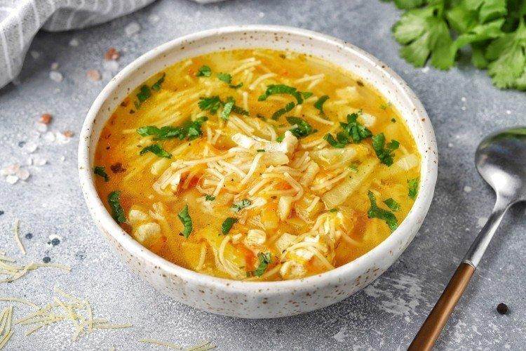 Суп с курицей и вермишелью - 9 очень вкусных рецептов вермишелевого супа с курицей