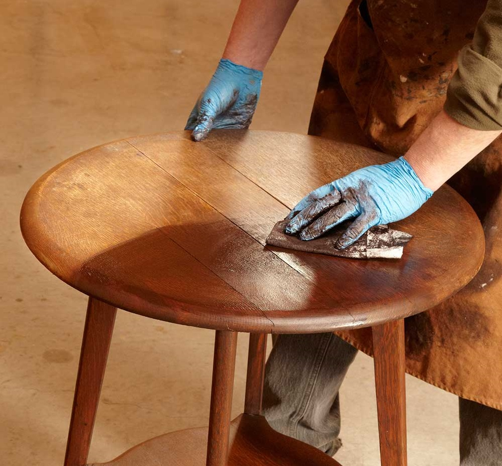 Реставрация деревянного стола своими руками