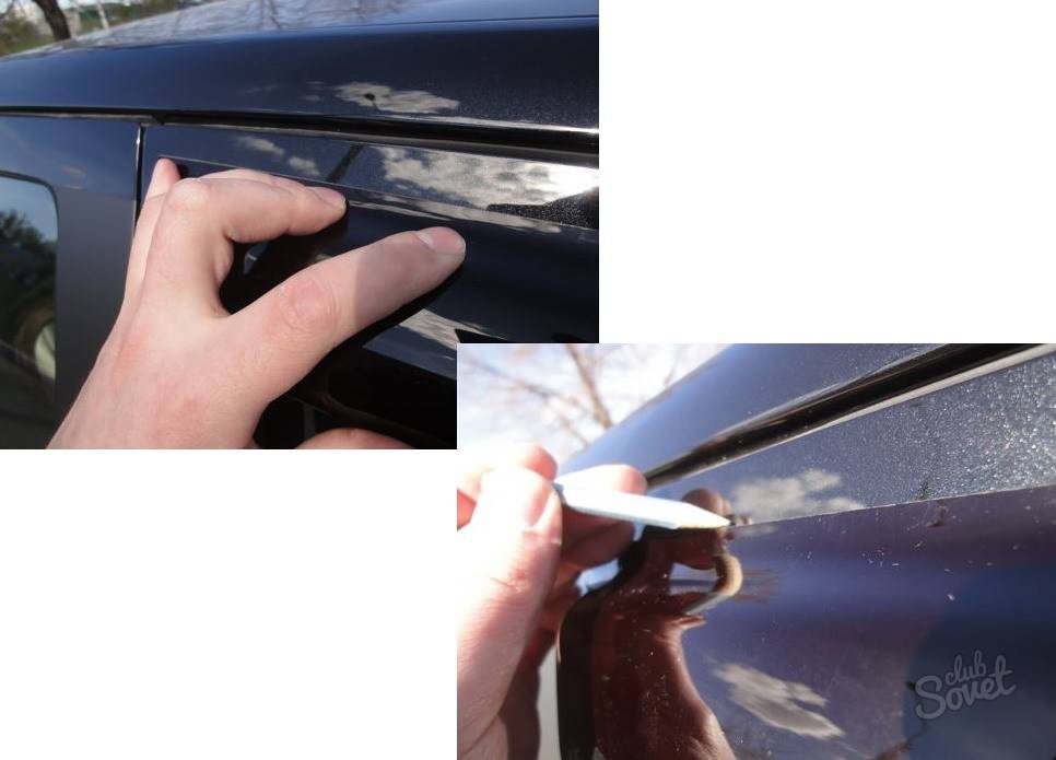 Как клеить дефлекторы на авто: правила и инструкция выполнения своими .