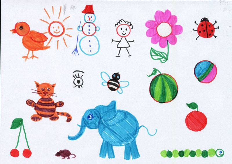 Рисунки красками для детей: учим малышей прекрасному