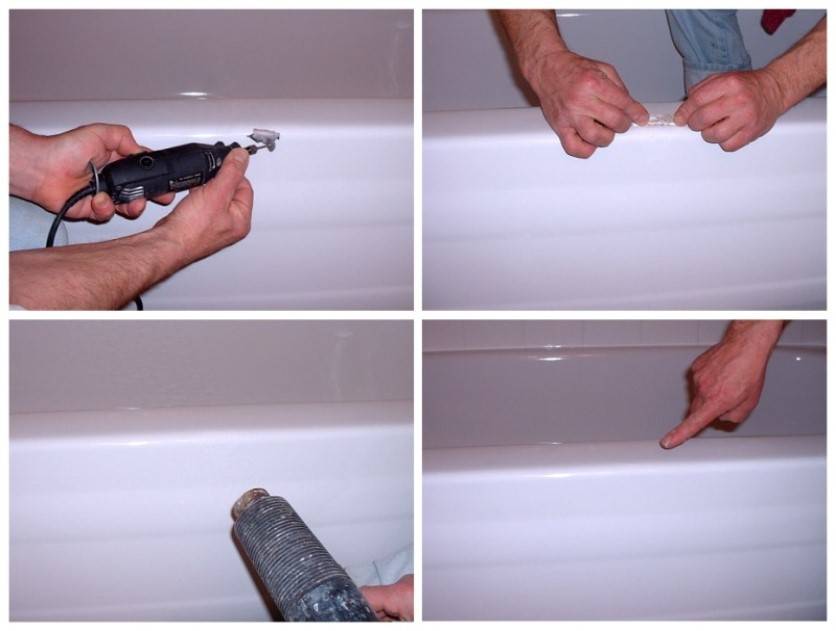 Несколько проверенных способов, как убрать царапины на ванне