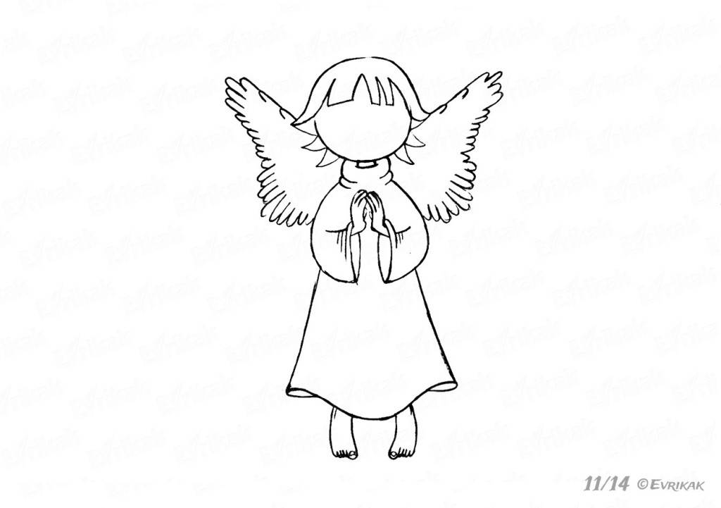 Как нарисовать ангела: пошаговая инструкция