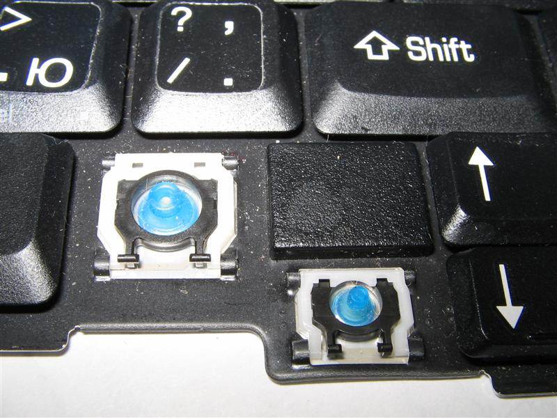Как починить клавиатуру на ноутбуке. как вставить кнопку на ноутбуке? выпала кнопка из ноутбука - что делать