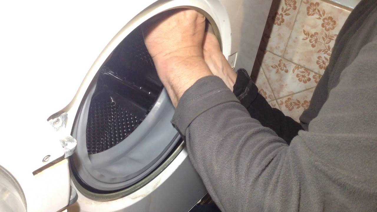 Замена манжеты люка стиральной машины: инструкция, фото т видео