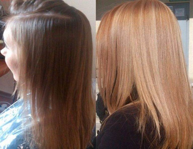 Как осветлить волосы после окрашивания в темный цвет в домашних условиях – способы, рецепты, отзывы, фото до и после