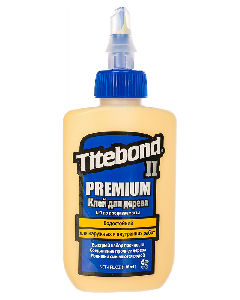 Клей для дерева titebond: типы и нюансы применения. клей titebond: разновидности, расход и применение характеристики клея titebond ii premium wood glue