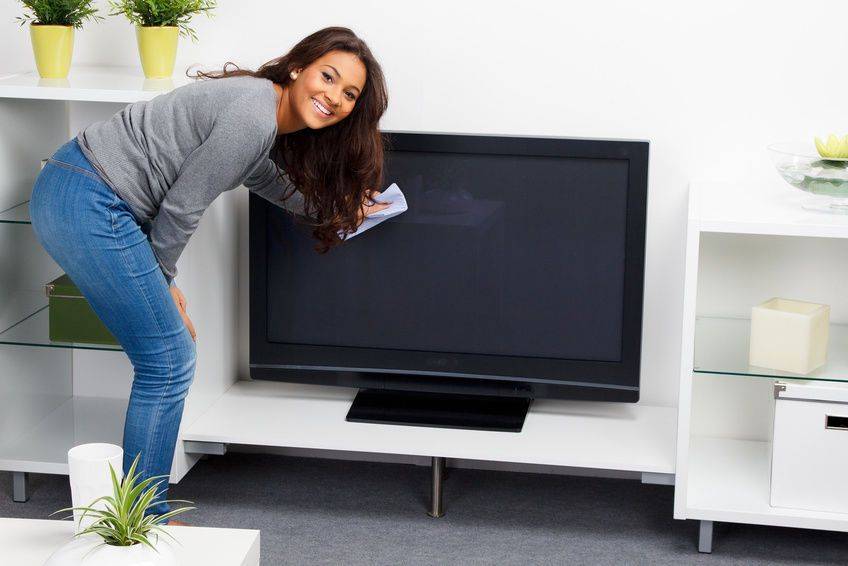 Средства для очистки экрана led-телевизора от пыли, пятен и грязи