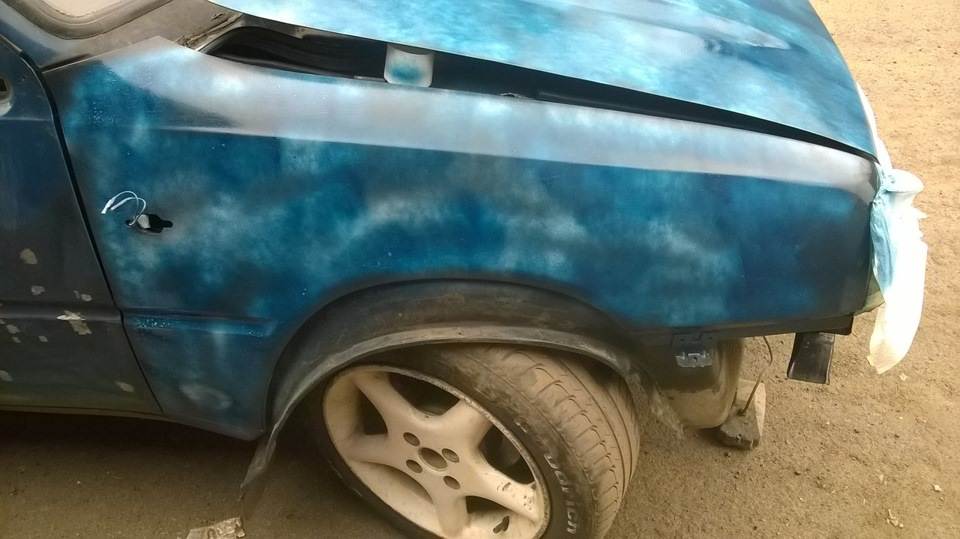 Видео покраски авто из баллончика своими руками