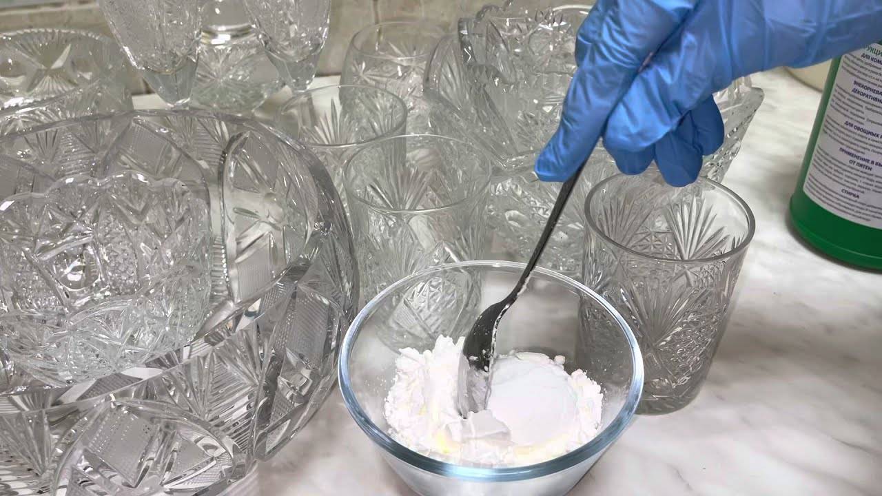 Как отмыть стеклянную посуду: придаем блеск стеклу