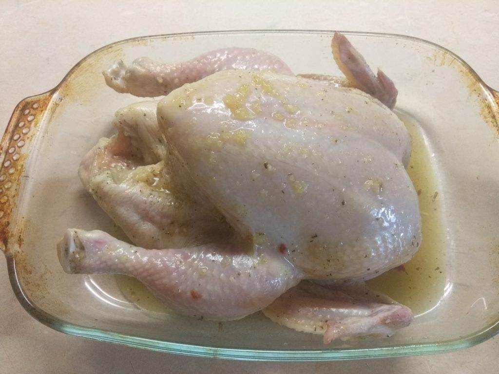 Как вкусно замариновать курицу для духовки целиком- рецепт пошаговый с фото