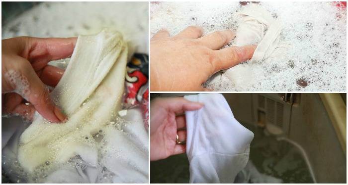 Как отбелить белые вещи в домашних условиях: способы выведения грязных, желтых и полинявших пятен