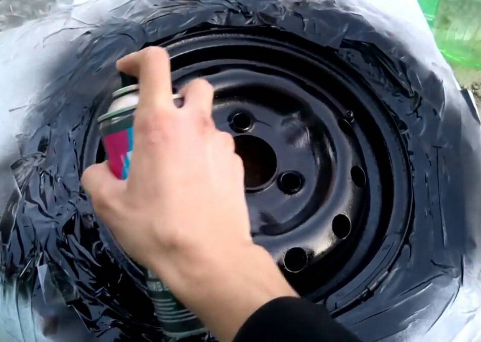 Как правильно покрасить диски своими руками