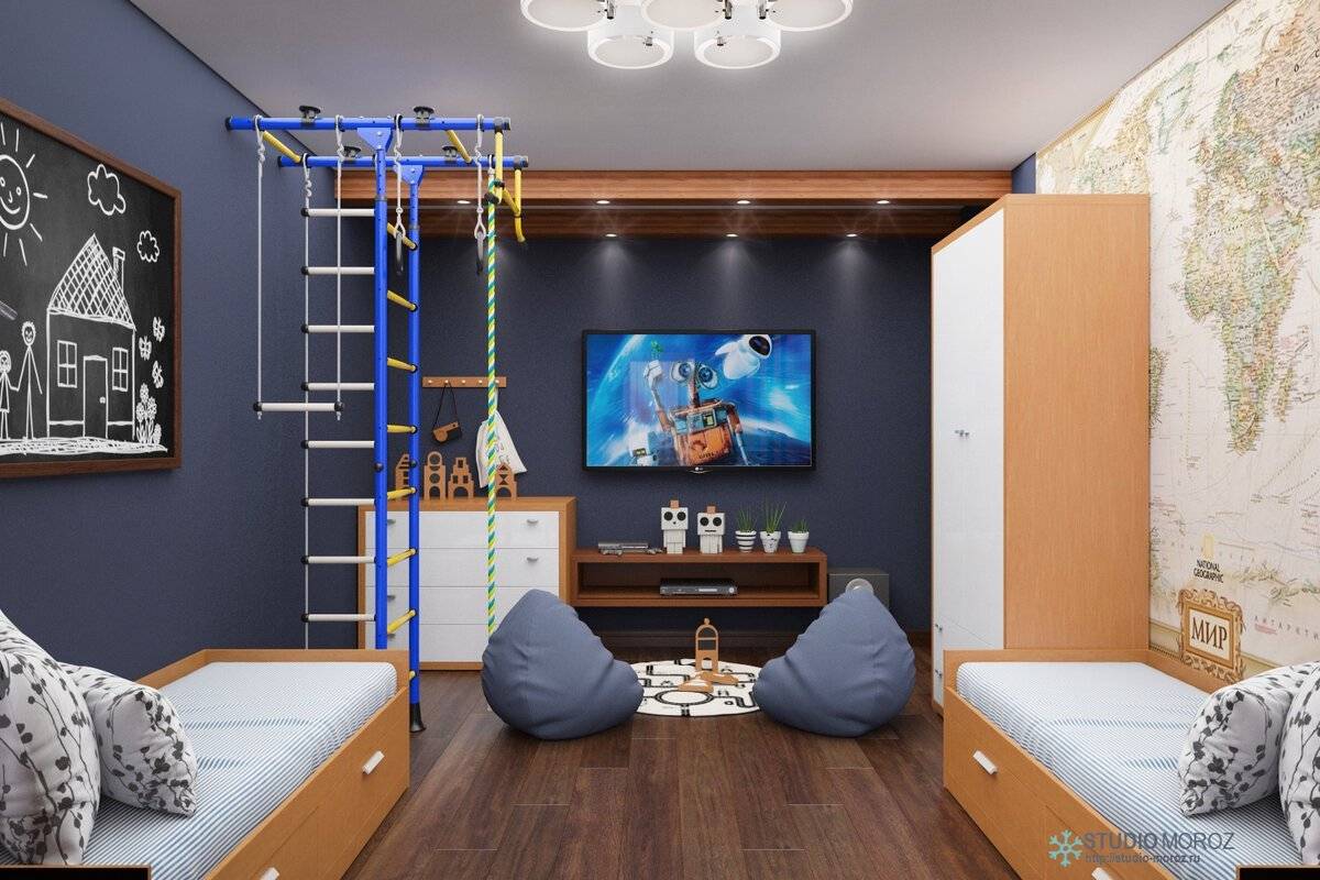 Детская комната для мальчика: 150 фото идей дизайна, планировки и зонирования