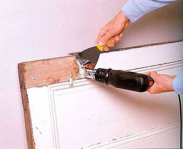Как удалить старую краску с деревянной поверхности (дверей, пола) в домашних условиях