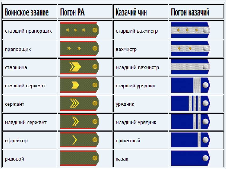 Какие воинские звания носят наши военнослужащие и как узнать их по погонам 3 класс проект