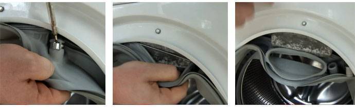 Самостоятельная замена манжеты люка стиральной машины lg